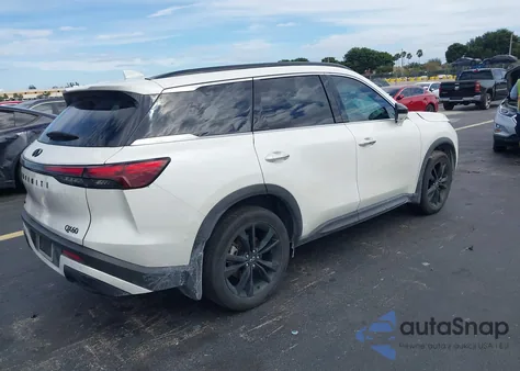 2025 Infiniti Qx60 Luxe Awd z USA, uszkodzony, nr VIN 5N1AL1FS3SC346633